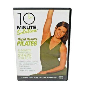 Anchor Bay 10 Minute Solution: Rapid Results Pilates DVD, 2006 Tone and Shape